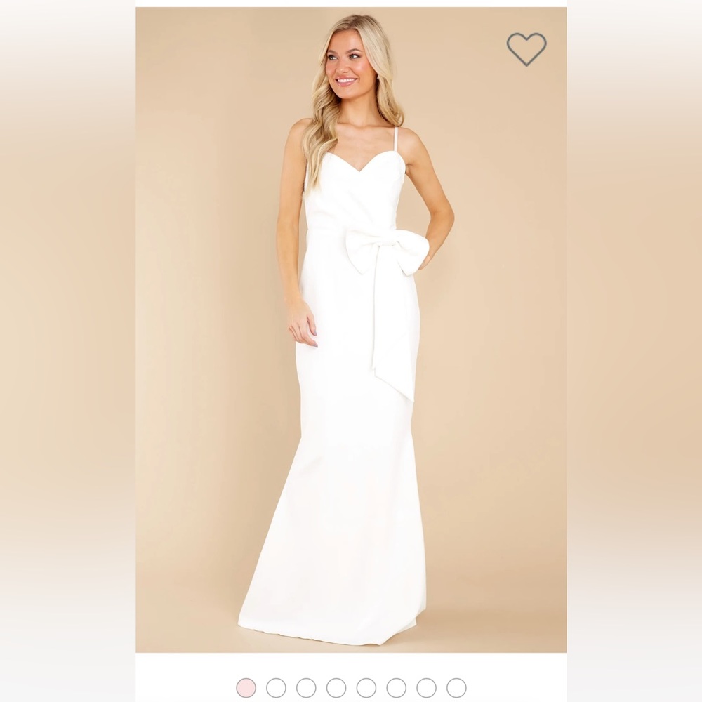 White maxi dress